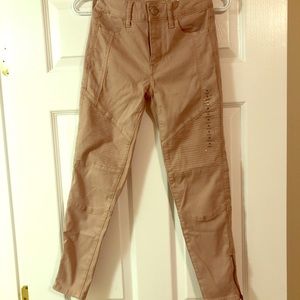 American Eagle Tan Motto Jegging NWT
